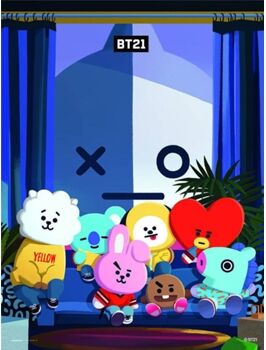 Bt21 Print 30X40 cm All Characters