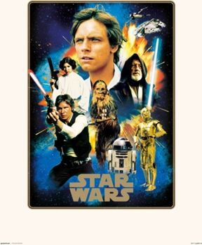 Star Wars Print 30X40 Cm Classic 40 Heroes