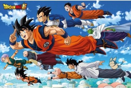 Gb Eye Poster FP4917 Dragon Ball Super Flying