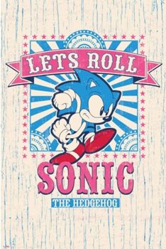 Erik Editores Poster Sonic Let'S Roll