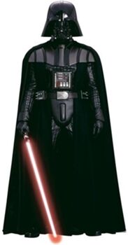 Juguetronica Autocolantes Parede STAR WARS Darth Vader Gigante