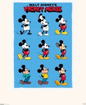 Mickey Mouse Print 30X40 cm Evol