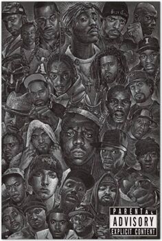 Erik Editores Poster Hip Hop All Stars