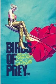 Dc Comics Poster Birds Of Prey Broken Heart