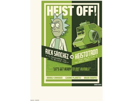 Rick And Morty Poster RICK & MORTY P30X40CM0411 Rick & Morty Season 4 Heist Off (30 x 40 cm)