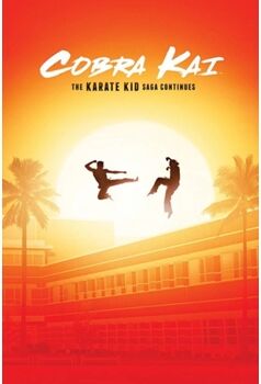 Erik Editores Poster Cobra Kai A Saga do Karate Kid Continua