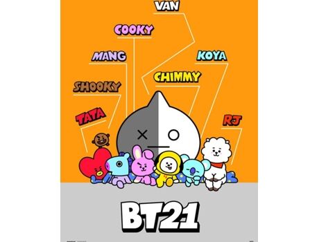 Bt21 Print 30X40 cm