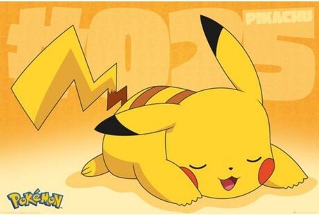 Gb Eye Poster FP4972 Pokemon Pikachu Adormecido