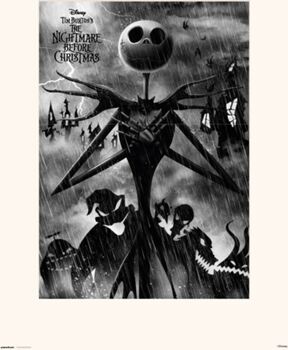 Nightmare Before Christmas Print 30X40 cm Jack Skellington