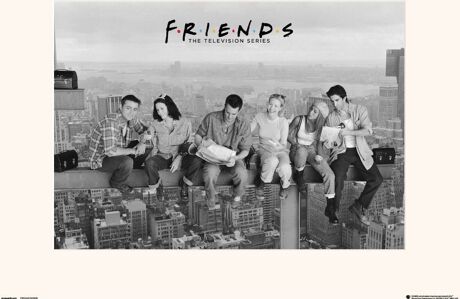 Friends Print 30X40 cm Lunch On A Skyscraper