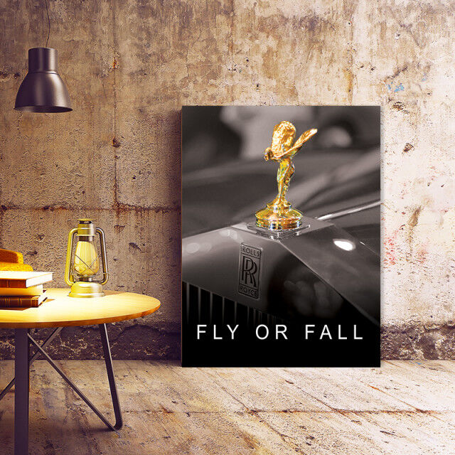 Tablou Motivational - Fly Or Fall