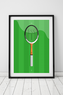 Ess tennis orginalillustration racket