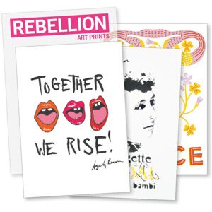 Amnesty International Amnesty Rebellion Art Prints - Set of 8