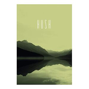 Komar Wall Picture Word Lake Hush Sand Poster Picture Living Room Bedroom Decoration Art Print No Frame P088B-50x70 Size: 50x70cm (Width x Height)