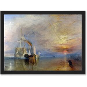 Artery8 Turner The Fighting Temeraire Ship Painting Artwork Framed A3 Wall Art Print