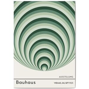 Generic Mid Century Bauhaus Poster, Bauhaus Wall Art, Bauhaus Art Print, Geometric Poster, Bauhaus Wall Art, Modern Abstract, Retro Poster (A2-42 x 59.4 cm)