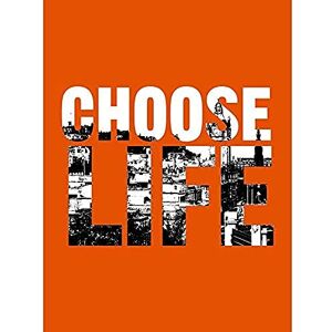 Wee Blue Coo Choose Life Trainspotting Edinburgh Scotland Unframed Art Print Poster Wall Decor 12X16 Inch