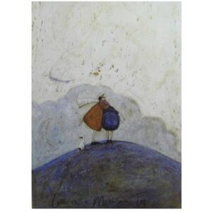 トライエックス The Art Group Love on a Mountain Top Sam Toft Art Print, Paper, Multi-Colour, 30 x 40 x 1.3 cm