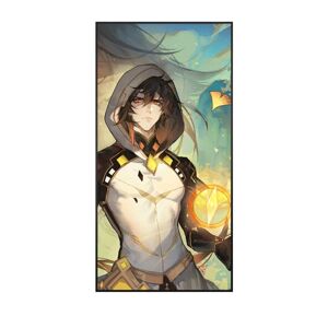 ASEDVG Character Decoration Painting Living Room Bedroom Dormitory Hanging Painting E-sports Hotel Internet Cafe Internet Cafe Background Wall Mural Keqing Xiao(Size:50 * 100CM,Color:Zhongli2)