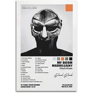 Generic Mf Doom Poster Madvillainy Album Cover Poster Poster Canvas Posters Bedroom Art Living Room Print Decorative Canvas Poster 12x18inch(30x45cm) Unframe-style