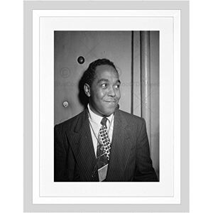 Wee Blue Coo Vintage Music Legend Charlie Parker Jazz Sax Legend Framed Wall Art Print