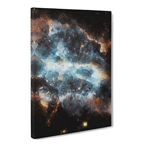 Big Box Art Universe In Abstract Vol.14 Modern Canvas Wall Art Print Ready to Hang, Framed Picture for Living Room Bedroom Home Office Décor, 24x16 Inch (60x40 cm)