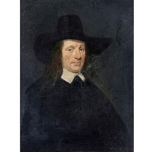 Artery8 Van Meegeren Portrait Of A Man Art Print Canvas Premium Wall Decor Poster Mural