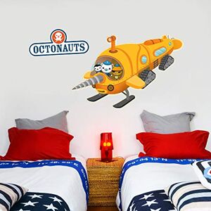 Beautiful Game Official Octonauts Polar Exploration Submarine Wall Sticker Mural - Vinyl Decal OCT027 + Octonauts Logo Decal Set Vinyl Poster Print (60cm Width x 40cm Height)