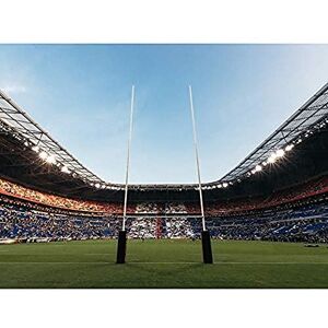 Artery8 Serer Rugby Goal Posts World Cup Stadium Sport Photo Art Print Canvas Premium Wall Decor Poster Mural