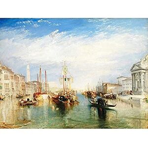 Artery8 Turner Venice From Porch Madonna Della Salute Painting Art Print Canvas Premium Wall Decor Poster Mural