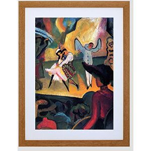 Wee Blue Coo Macke Russian Ballet Old Master Framed Wall Art Print