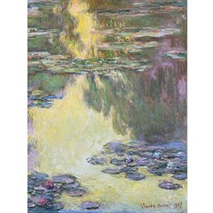 Fine Art Prints Claude Monet Waterlilies 2 Large Wall Art Print Canvas Premium Poster Mural