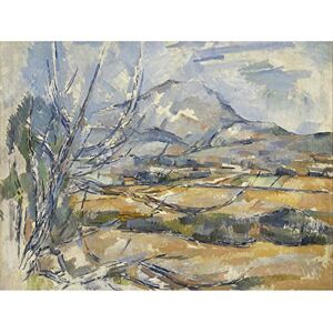 Fine Art Prints Paul Cezanne Montagne Sainte Victoire Large Art Print Poster Wall Decor Premium Mural