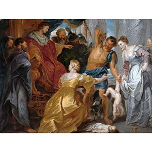 Fine Art Prints Rubens The Judgement Of Solomon Large Art Print Poster Wall Decor Premium Mural