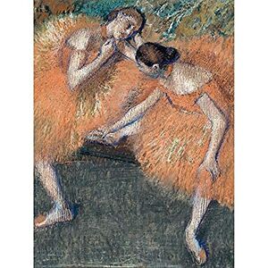 Fine Art Prints Edgar Degas Two Dancers Art Print Canvas Premium Wall Decor Poster Mural