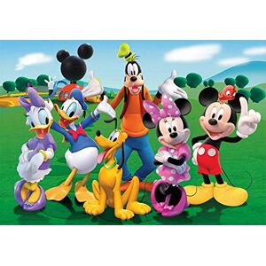 TOP PRINTS Disney Mickey Mouse Clubhouse 3D Window Smashed Wall Sticker Poster Decal Mural Bedroom Art 683A (120x85cm)