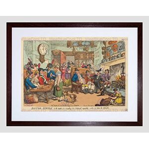 Wee Blue Coo Thomas Rowlandson British Doctor Syntax Smoking Hot Whistle Art Framed Wall Art Print