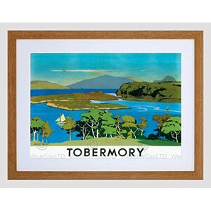 Wee Blue Coo Travel Wilkinson Tobermory Mull Scotland Framed Wall Art Print