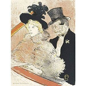 Artery8 Toulouse-Lautrec At The Concert Painting Art Print Canvas Premium Wall Decor Poster Mural