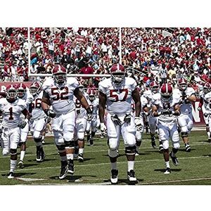 Artery8 Highsmith Sport University Football Alabama Art Print Canvas Premium Wall Decor Poster Mural