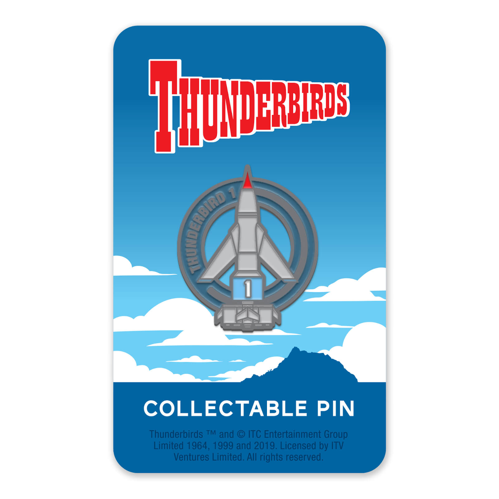 Zavvi Gallery Thunderbirds Enamel Pin Badge 1
