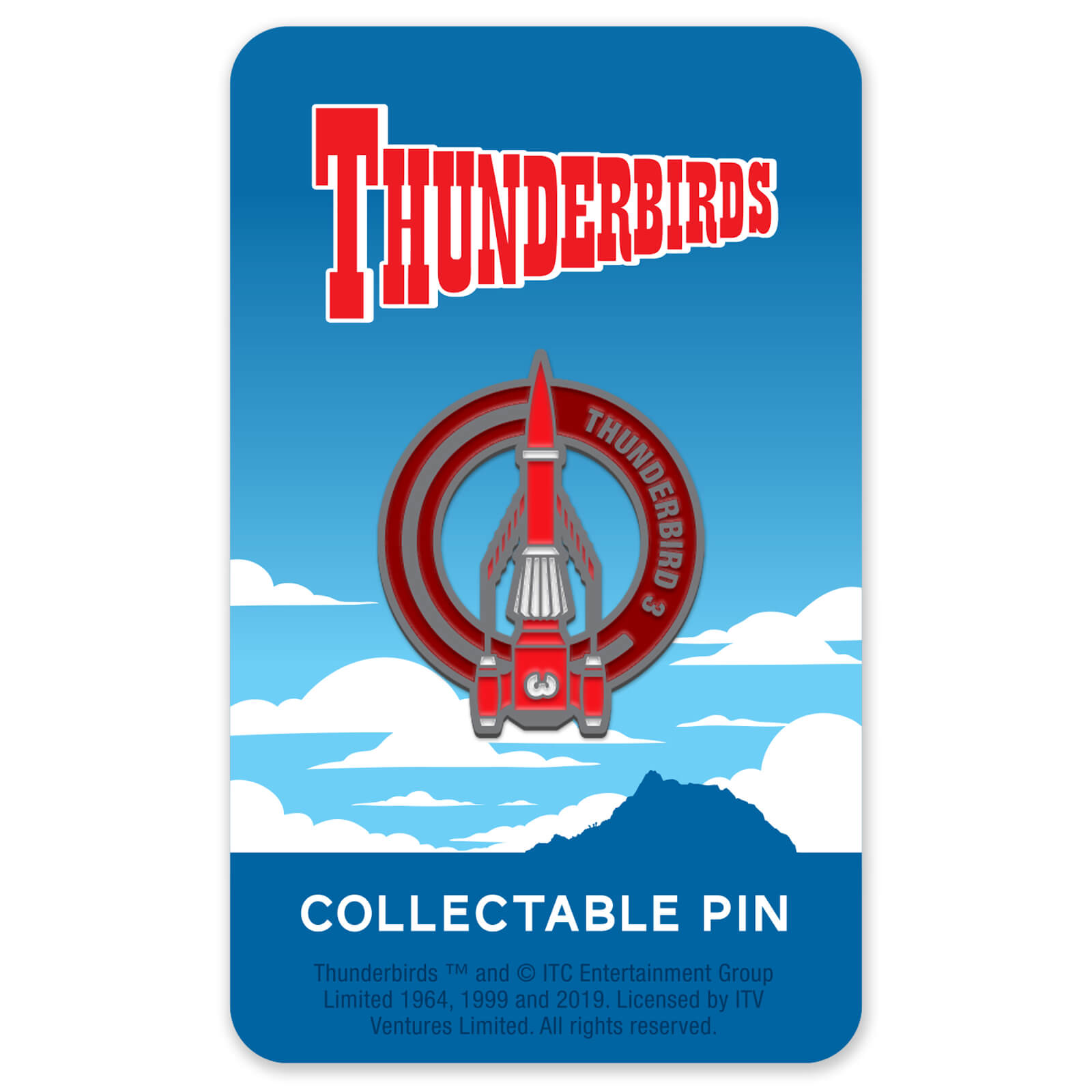 Zavvi Gallery Thunderbirds Enamel Pin Badge 3