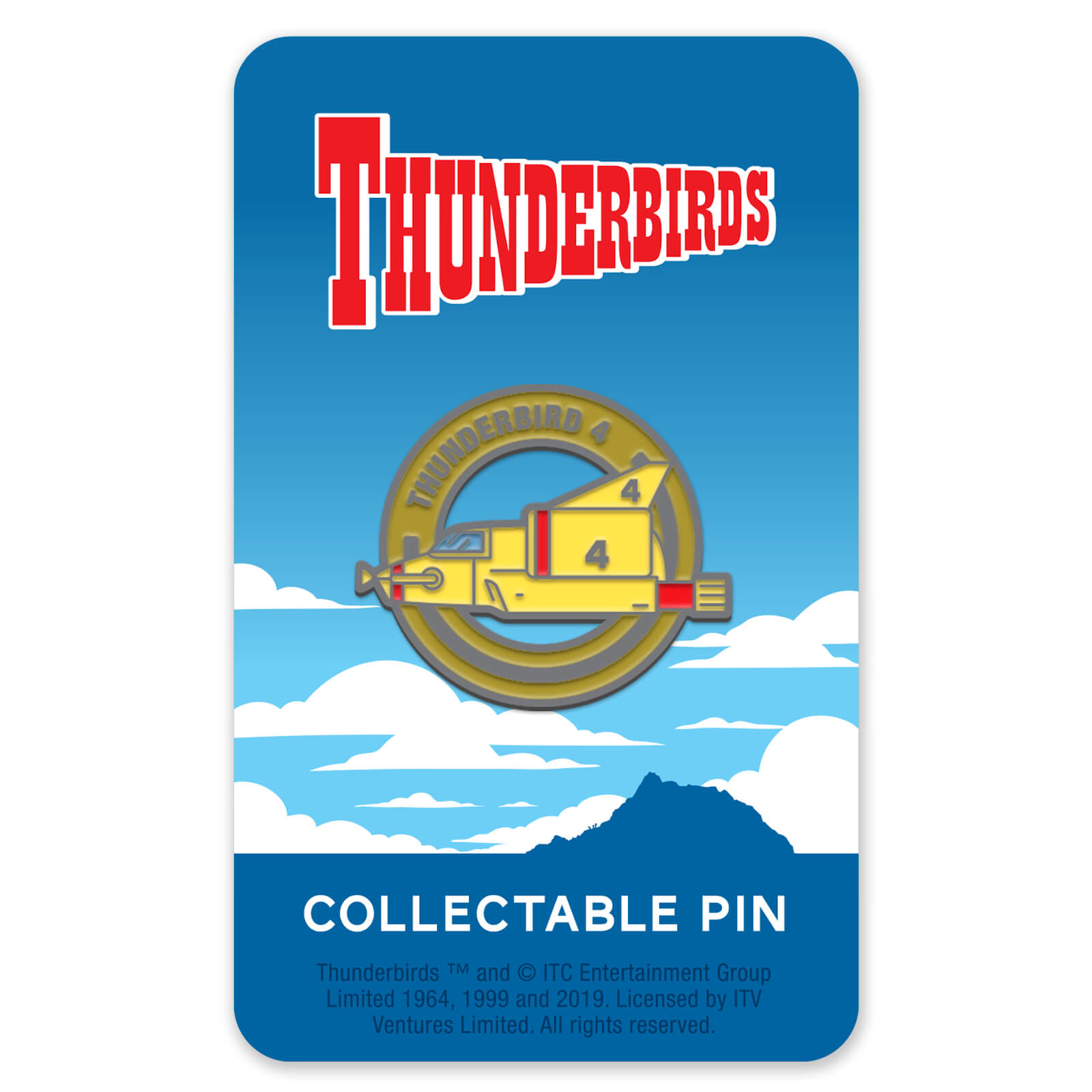 Zavvi Gallery Thunderbirds Enamel Pin Badge 4