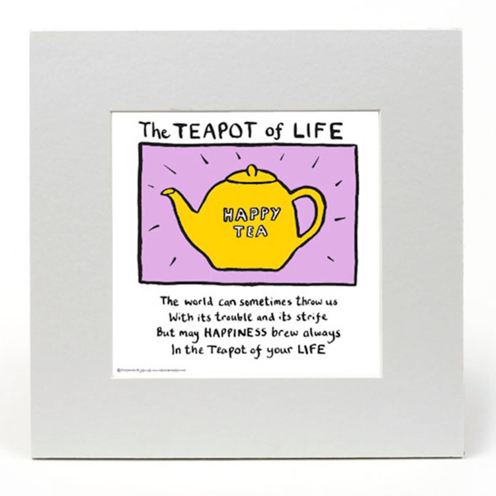 Edward Monkton The Teapot of Life by Edward Monkton