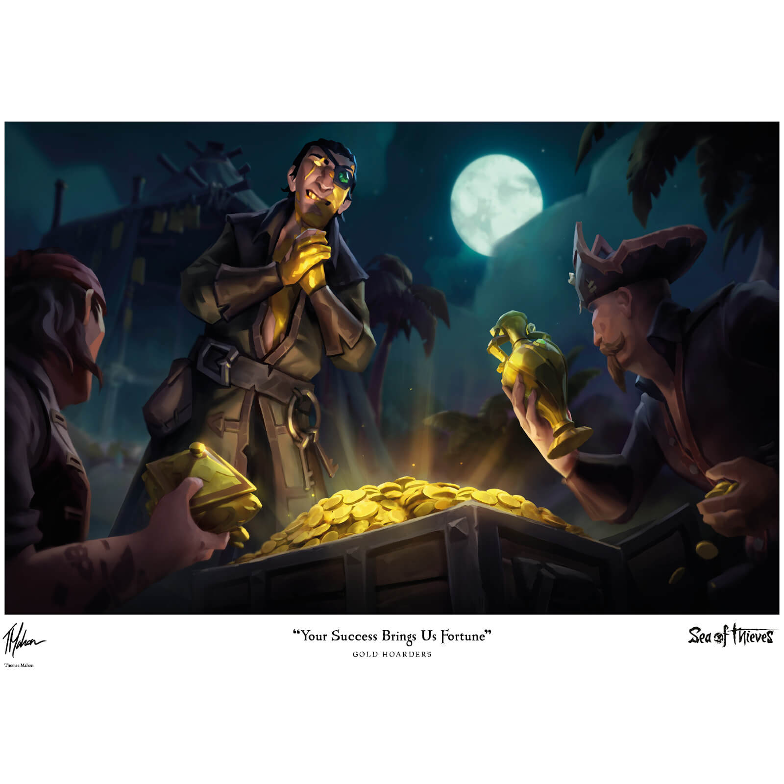 Rare Heritage Sea of Thieves Limited Edition Art Print - Gold Hoarders