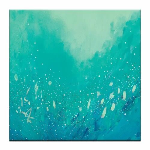 East Urban Home 'Fern' Painting on Canvas East Urban Home Format: Wrapped Canvas, Size: 76cm H x 76cm W  - Size: 61cm H x 61cm W