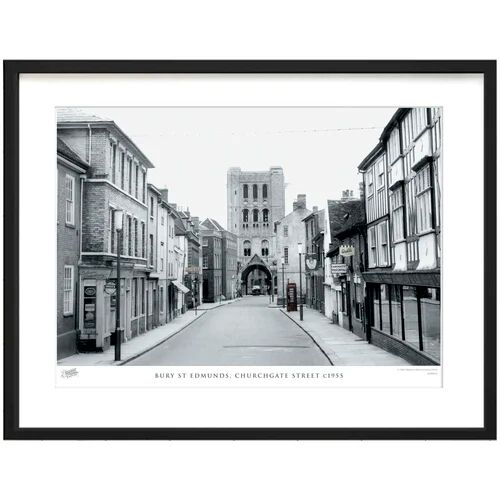 The Francis Frith Collection 'Bury St Edmunds, Churchgate Street C1955' by Francis Frith - Picture Frame Photograph Print on Paper The Francis Frith Collection  - Size: 45cm H x 60cm W x 2.3cm D