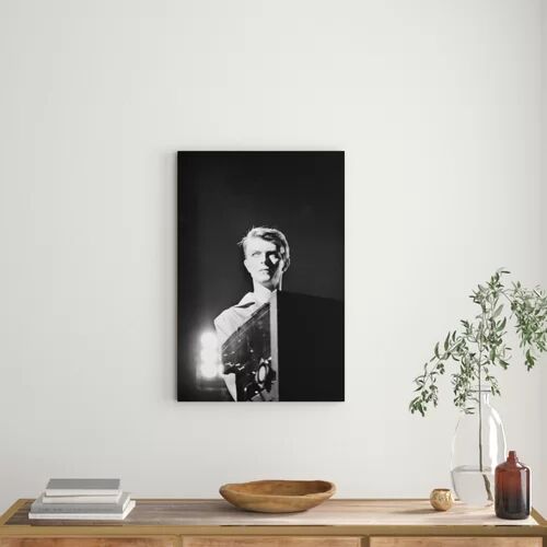 George Oliver 'David Bowie 1978' Photograph George Oliver Format: Wrapped Canvas, Size: 80 cm H x 53.4 cm W x 3.8 cm D  - Size: 80 cm H x 55.2 cm W x 3.8 cm D