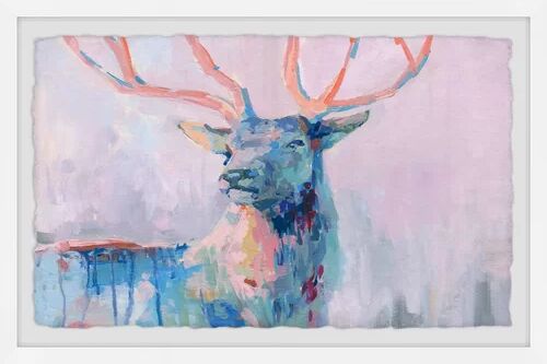 East Urban Home Majestic Deer - Picture Frame Painting Print on Paper East Urban Home  - Size: Medium