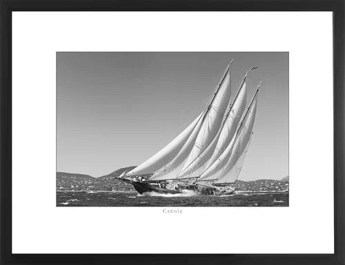 East Urban Home Creole Framed Photographic Print East Urban Home  - Size: Runner 62 x 240cm